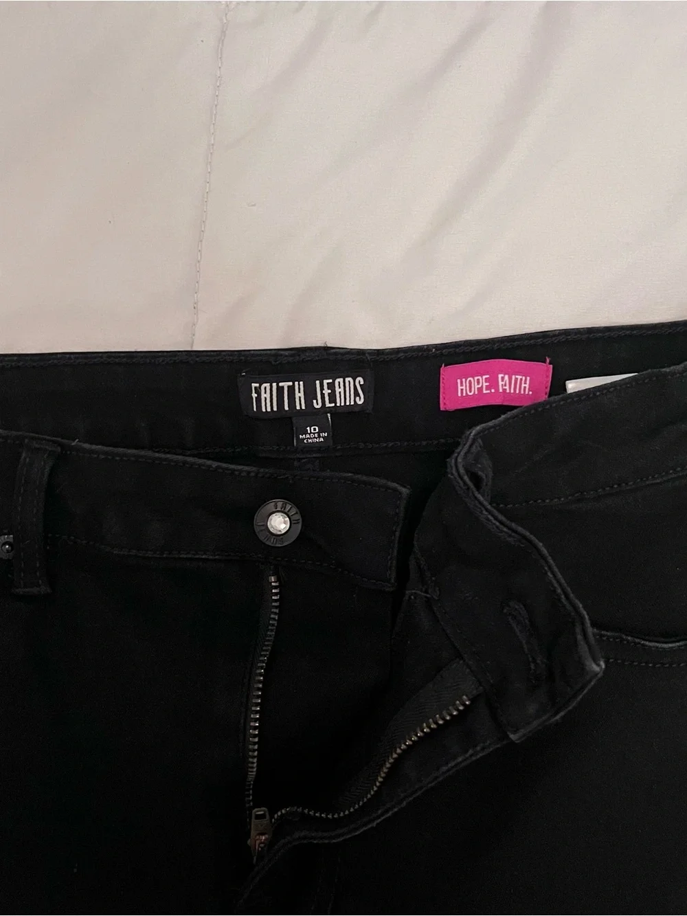 High-Rise Faith Jeans Denim Shorts